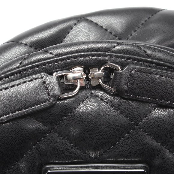 MARC JACOBS QUILTED MOTO FAUX LEATHER BACKPACK in BLACK BRAND NEW W/ TAGS! RARE! main image 4